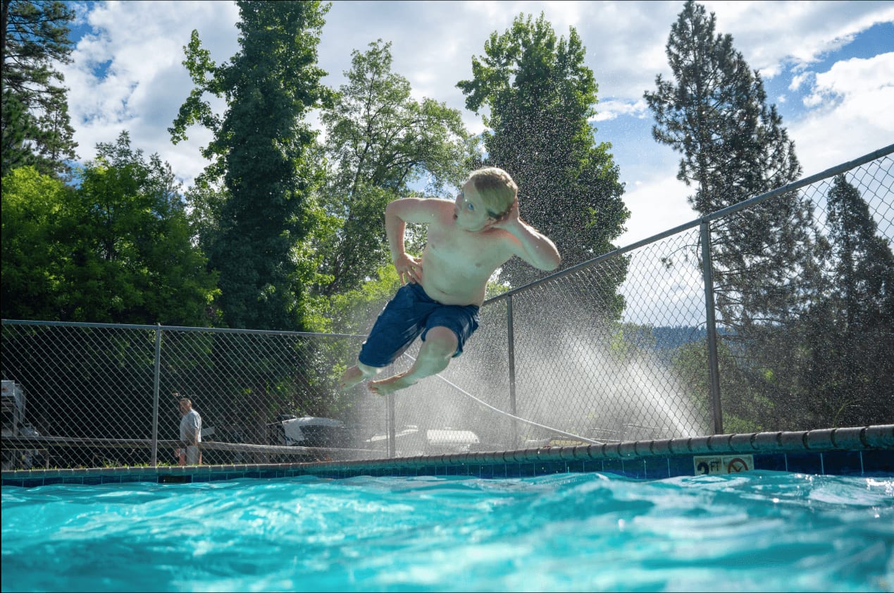 Campground sites nestled among trees at Outdoorsy Yosemite