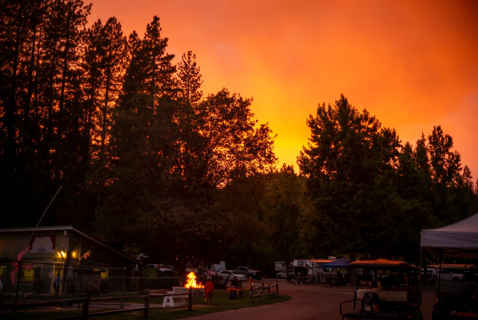 Multi-generational family basecamp at Outdoorsy Yosemite